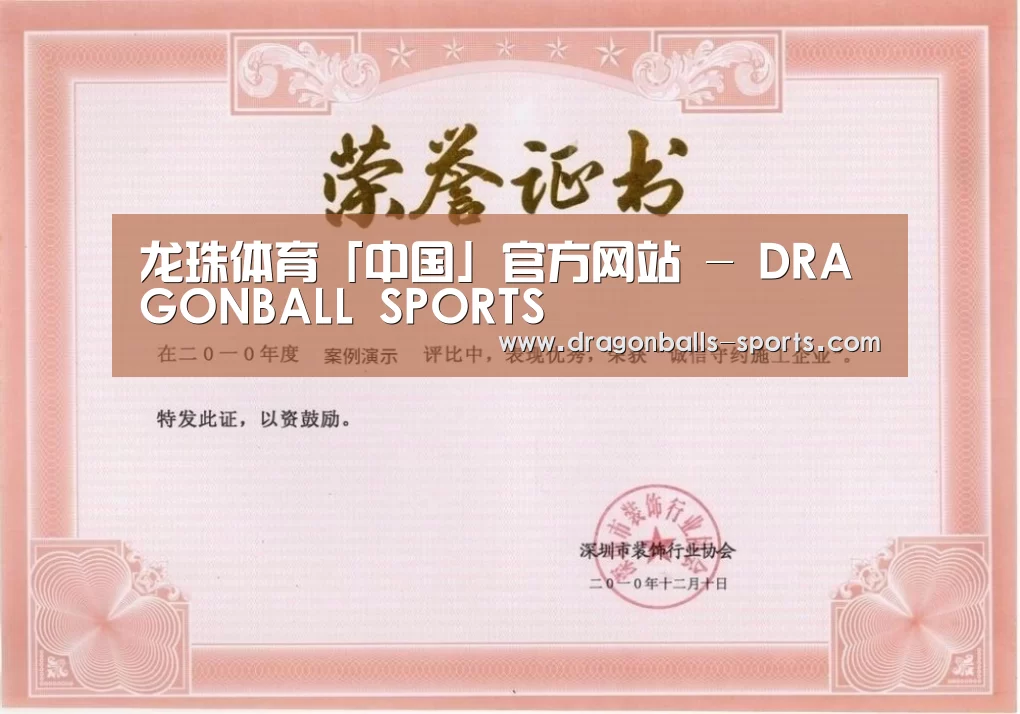 龙珠体育app比分直播荣誉证书一